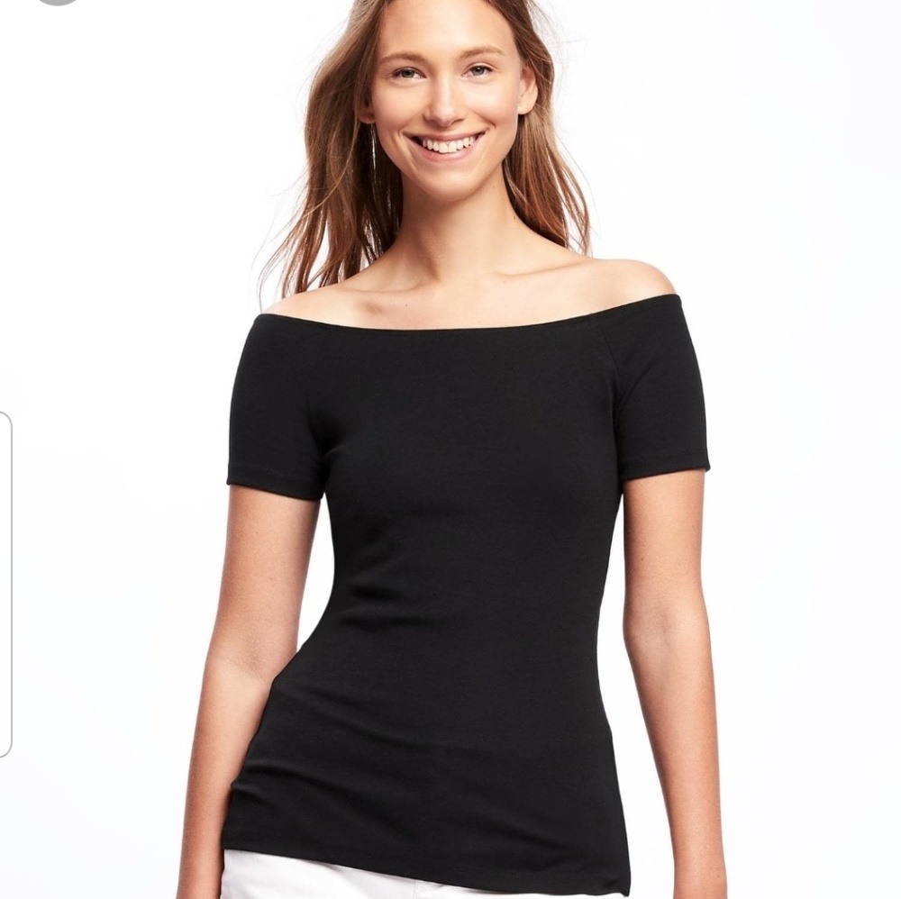 Classic fit off the shoulder tops.